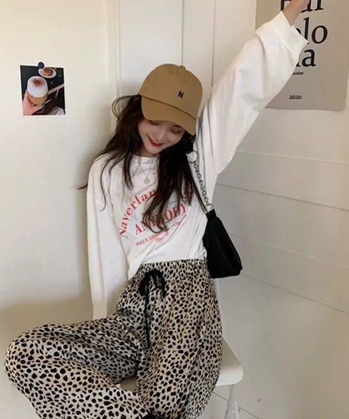Auntie Rosa(アンティローザ)の「レオパード柄スラックス(スラックス・レディース・ベージュ/ブラウン・FREE)」の9枚目の写真
