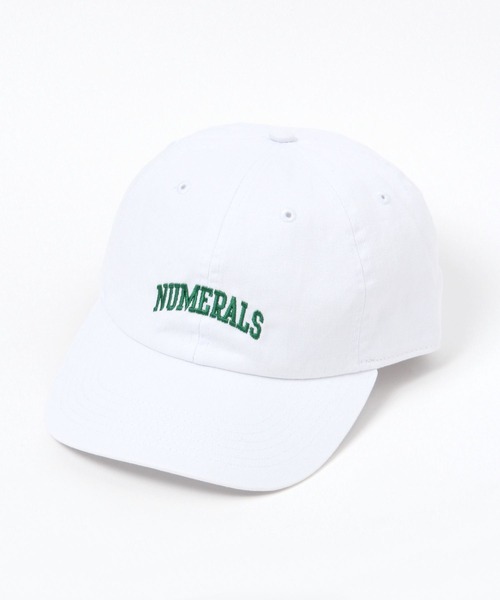 NUMERALS（ヌメラルズ）の「[NUMERALS]クラシックロゴキャップ（キャップ・メンズ・グリーン/ブラック/オフホワイト/サックスブルー/ホワイト/ボルドー・FREE）」の2枚目の写真