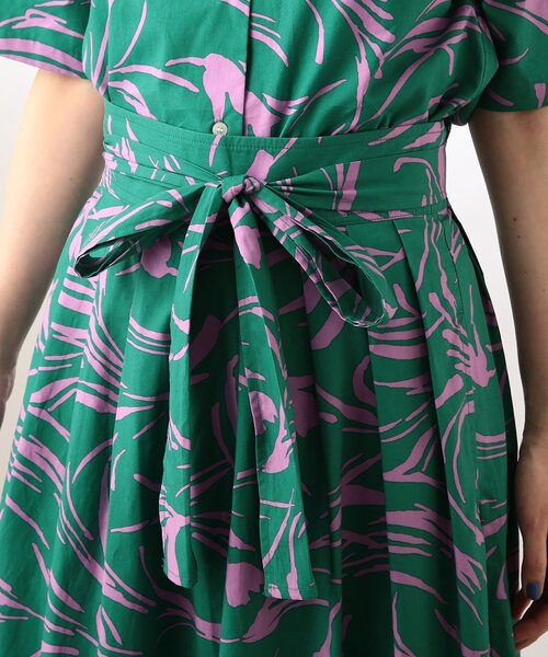 THE SHOP TK (ザ ショップ ティーケー )の「◆【小川夢乃さんコラボ】ラップボリュームスカート(スカート・レディース・ブラウン系1/ネイビー系/ダークグリーン系・12)」の7枚目の写真