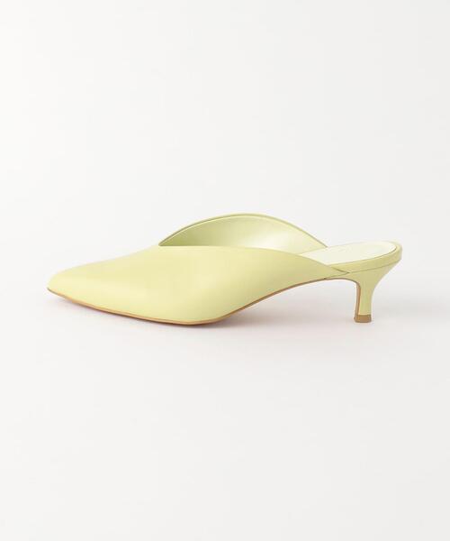 Arrum＞レザー ポインテッド スリット ミュール その他シューズ