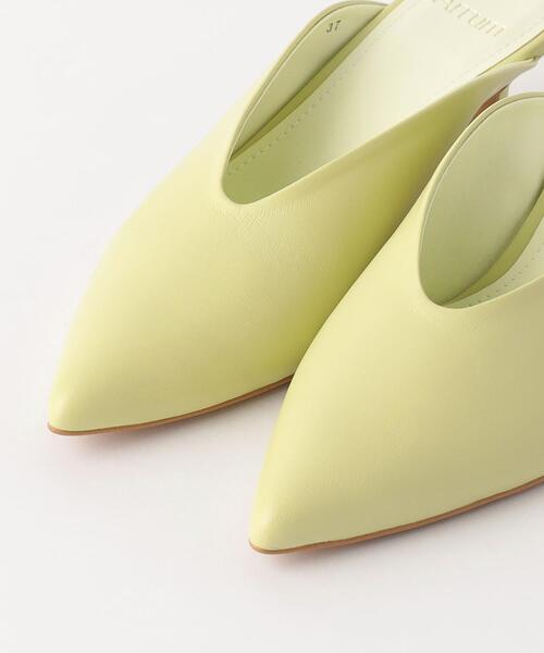 Arrum＞レザーポインテッドミュール Arrum＞レザーポインテッドミュール