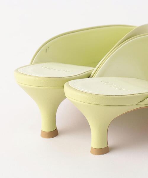 Arrum＞レザー ポインテッド スリット ミュール その他シューズ