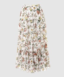 MIDI LENGTH SKIRT WITH TIERS