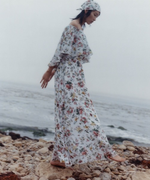 Erdem（アーデム）の「MIDI LENGTH SKIRT WITH TIERS（スカート・レディース・ホワイト系その他・6/8）」の2枚目の写真