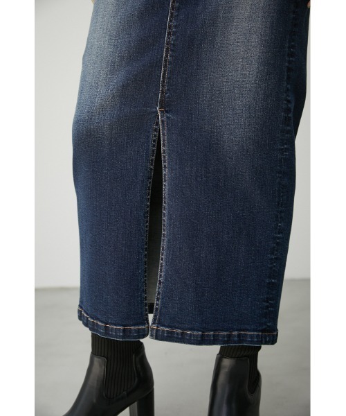 AZUL by moussy(アズールバイマウジー)の「HIGH WAIST SLIT DENIM SK Ⅱ/ハイウエストスリットデニムスカートⅡ(スカート・レディース・ベージュ/ライトブルー/ブラック/ダークブルー・MEDIUM/LARGE/SMALL/X-SMALL)」の22枚目の写真