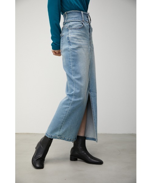 AZUL by moussy（アズールバイマウジー）の「HIGH WAIST SLIT DENIM SK