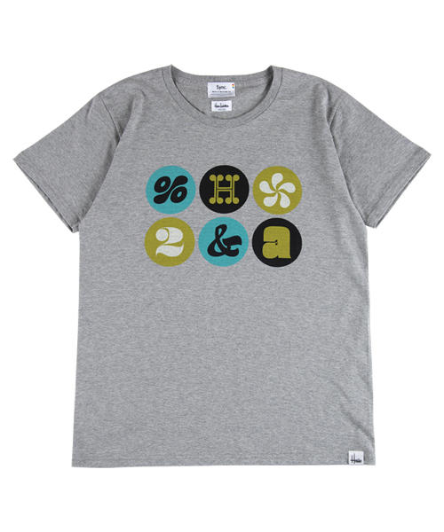 Sync.(スィンク)の「Sync.【House Industries】TEE “CIRCLES”(Tシャツ/カットソー・メンズ・ホワイト/ブラック/ヘザーグレー/ネイビー・MEDIUM/SMALL/LARGE/X-LARGE)」の1枚目の写真