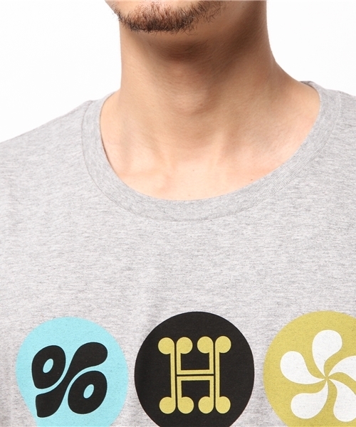 Sync.(スィンク)の「Sync.【House Industries】TEE “CIRCLES”(Tシャツ/カットソー・メンズ・ホワイト/ブラック/ヘザーグレー/ネイビー・MEDIUM/SMALL/LARGE/X-LARGE)」の16枚目の写真