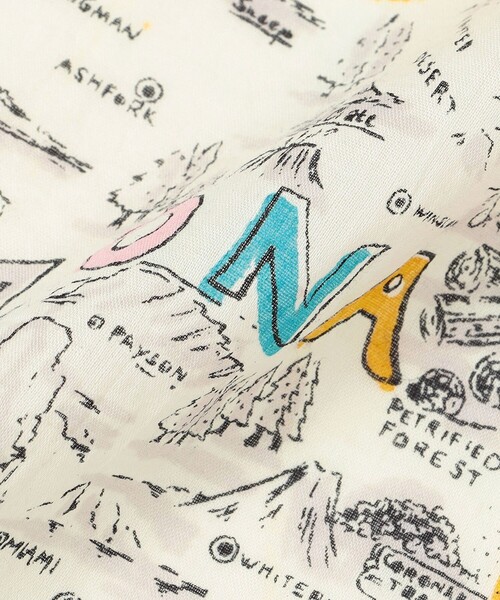 BINDU: マップバンダナ 5（バンダナ/スカーフ）｜BINDU（ビンドゥー