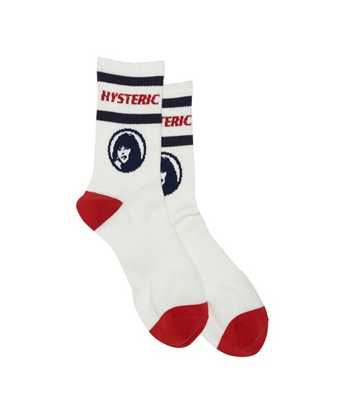HYSTERIC GLAMOUR（ヒステリックグラマー）の「CIRCLE GIRL ソックス（ソックス/靴下・レディース・レッド/グリーン/ネイビー・FREE）」の8枚目の写真