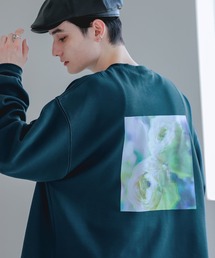 【Ex.Flower/イクスフラワー】コラボフラワープリントロンT