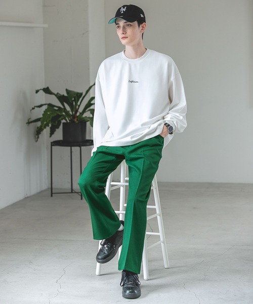 RAGEBLUE（レイジブルー）の「【Ex.Flower/イクスフラワー】コラボフラワープリントロンT（Tシャツ/カットソー・メンズ・オフホワイト/ブルー系その他/ホワイト/ブラック/ワインレッド・LARGE/SMALL/MEDIUM）」の9枚目の写真