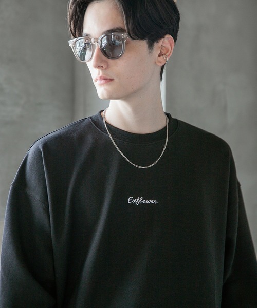 RAGEBLUE（レイジブルー）の「【Ex.Flower/イクスフラワー】コラボフラワープリントロンT（Tシャツ/カットソー・メンズ・オフホワイト/ブルー系その他/ホワイト/ブラック/ワインレッド・LARGE/SMALL/MEDIUM）」の13枚目の写真