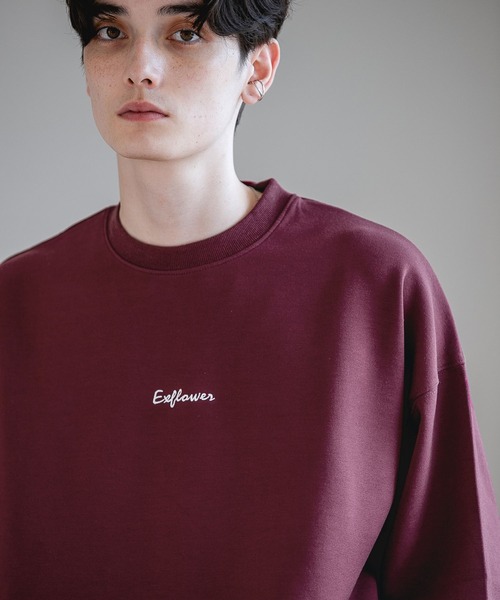 RAGEBLUE（レイジブルー）の「【Ex.Flower/イクスフラワー】コラボフラワープリントロンT（Tシャツ/カットソー・メンズ・オフホワイト/ブルー系その他/ホワイト/ブラック/ワインレッド・LARGE/SMALL/MEDIUM）」の21枚目の写真