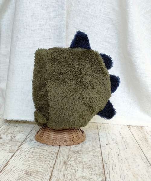 Kids Foret(キッズフォーレ)の「KF ベビーボア帽子(ニットキャップ/ビーニー・キッズ・ピンク/ホワイト/グリーン/ベージュ・46/49)」の7枚目の写真