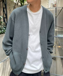 鹿の子ニットカーディガン
