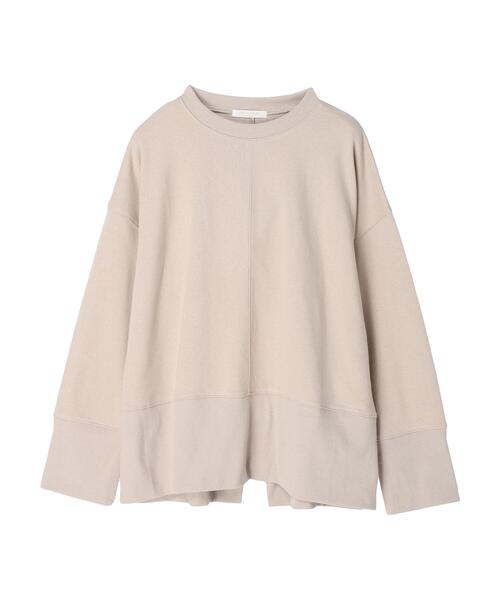 Green Parks(グリーンパークス)の「センターシームミニ裏毛プルオーバー(スウェット・レディース・ライトベージュ/ピンク/ブルー/ダークネイビー・FREE)」の2枚目の写真