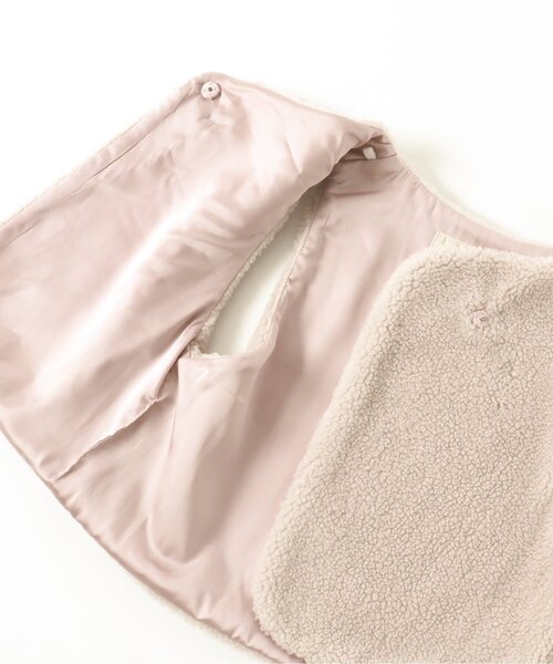 apres les cours（アプレレクール）の「【フォーマル対応】リボン付きボアベスト_アプレレクールマシェリ（ベスト・キッズ・ベージュ・90/110/130）」の4枚目の写真