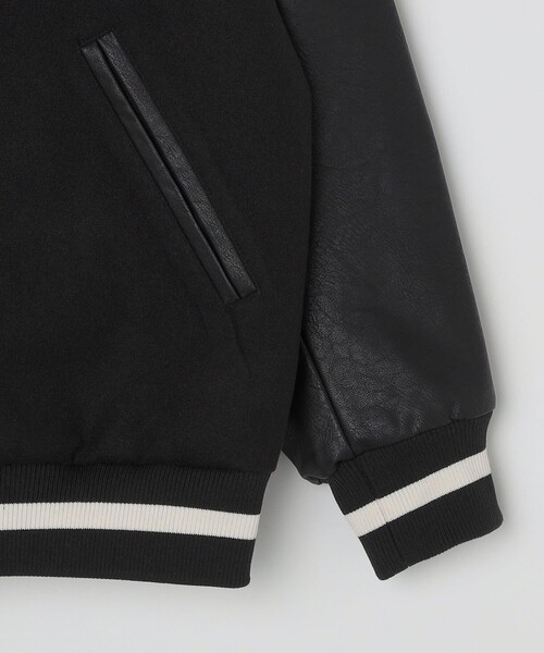 SHIPS(シップス)の「*SHIPS: リラックスフィット フェイクレザー スタジャン (アワードジャケット)(スタジャン・メンズ・ブラック/ネイビー/ベージュ・SMALL/MEDIUM/X-LARGE/LARGE)」の18枚目の写真