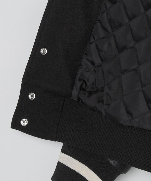 SHIPS(シップス)の「*SHIPS: リラックスフィット フェイクレザー スタジャン (アワードジャケット)(スタジャン・メンズ・ブラック/ネイビー/ベージュ・SMALL/MEDIUM/X-LARGE/LARGE)」の21枚目の写真