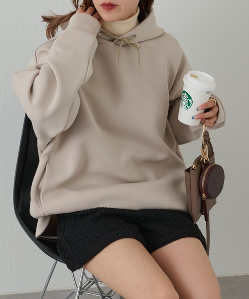 COLONY 2139（コロニートゥーワンスリーナイン）の「ダンボールパーカー（パーカー・メンズ・チャコールグレー/ブラック/ベージュ/ホワイト・MEDIUM/LARGE）」の12枚目の写真