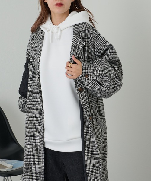 COLONY 2139（コロニートゥーワンスリーナイン）の「ダンボールパーカー（パーカー・メンズ・チャコールグレー/ブラック/ベージュ/ホワイト・MEDIUM/LARGE）」の6枚目の写真