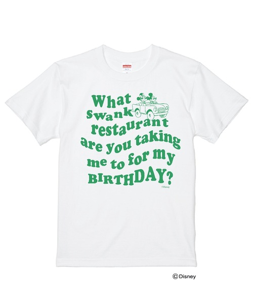 MICKEY MOUSE(ミッキーマウス)の「FD:【キャラチョイ】Disney ディズニー ミッキーマウス Tシャツ(Tシャツ/カットソー・レディース・ベビーピンク/ホワイト系2/ライトブルー/ホワイト系5/ホワイト系4/ホワイト系1/ホワイト系3/イエロー・XL/M/S/L)」の4枚目の写真