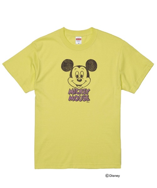 MICKEY MOUSE(ミッキーマウス)の「FD:【キャラチョイ】Disney ディズニー ミッキーマウス Tシャツ(Tシャツ/カットソー・レディース・ベビーピンク/ホワイト系2/ライトブルー/ホワイト系5/ホワイト系4/ホワイト系1/ホワイト系3/イエロー・XL/M/S/L)」の7枚目の写真