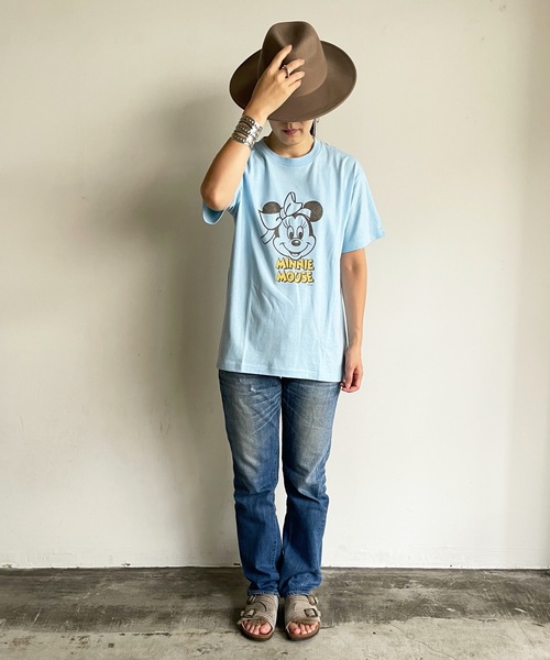 トレーナー スウェット FD:「キャラチョイ」Disney ディズニー  ミッキーマウス ミニーマウス　ロングスリーブ Tシャツ レディース メンズ MICKEY MOUSE トレーナー スウェット FD:「キャラチョイ」Disney