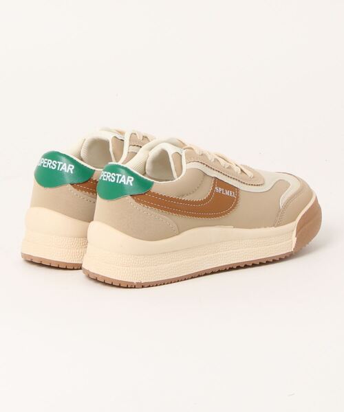 Lace Ladies(レースレディース)の「PUレザーローカットスニーカー(スニーカー・レディース・ベージュ/ブラック/グリーン・24.5/25/22.5/23.5/23/24)」の5枚目の写真