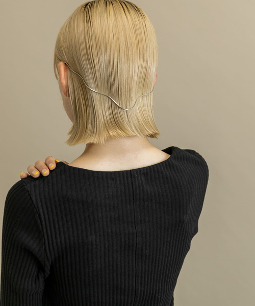 SMELLY（スメリー）の「ナミナミバックカチューシャ（カチューシャ・レディース・シルバー/ゴールド・-）」の16枚目の写真