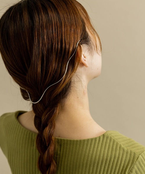 SMELLY（スメリー）の「ナミナミバックカチューシャ（カチューシャ・レディース・シルバー/ゴールド・-）」の7枚目の写真