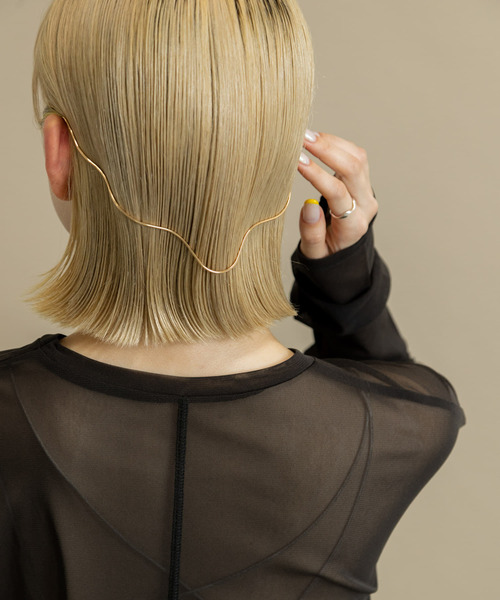 SMELLY（スメリー）の「ナミナミバックカチューシャ（カチューシャ・レディース・シルバー/ゴールド・-）」の17枚目の写真