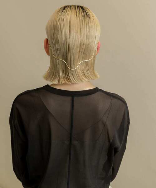 SMELLY（スメリー）の「ナミナミバックカチューシャ（カチューシャ・レディース・シルバー/ゴールド・-）」の6枚目の写真