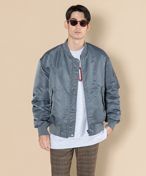 AMERICAN RAG CIE（アメリカンラグシー）の「MILITARY FLIGHT JACKET（MA-1・メンズ・ブラック/グレー・M/L）」の6枚目の写真