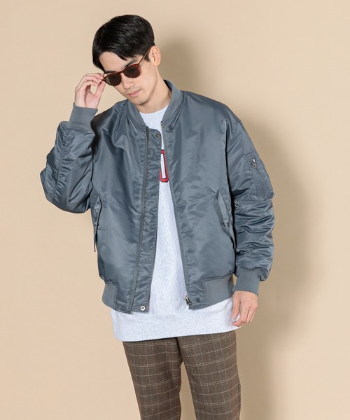 AMERICAN RAG CIE（アメリカンラグシー）の「MILITARY FLIGHT JACKET（MA-1・メンズ・ブラック/グレー・M/L）」の7枚目の写真