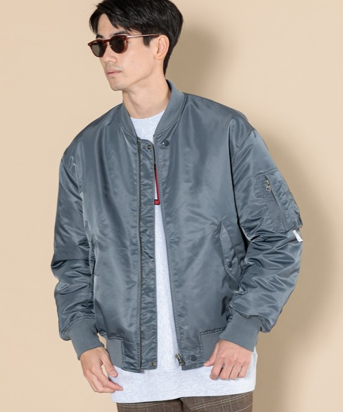 AMERICAN RAG CIE（アメリカンラグシー）の「MILITARY FLIGHT JACKET（MA-1・メンズ・ブラック/グレー・M/L）」の9枚目の写真