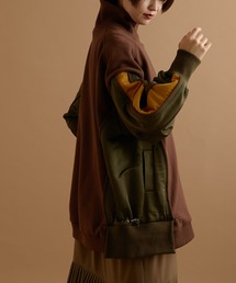 ear PAPILLONNER | 【SUM1 STYLE(スミスタイル)】切り替えスウェット(スウェット)