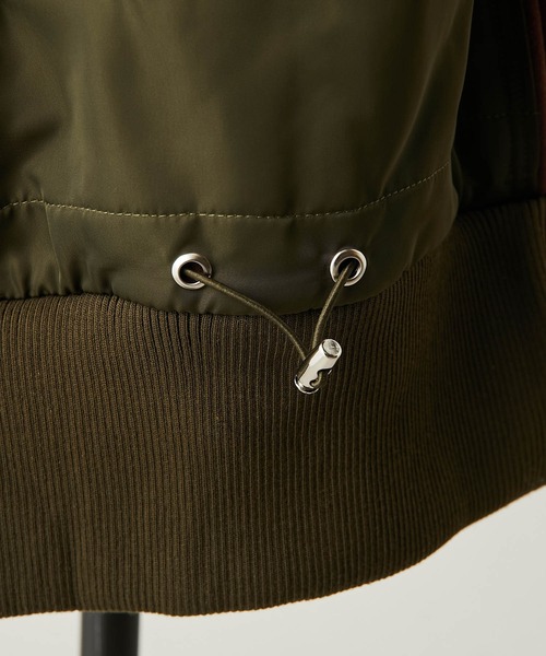 ear PAPILLONNER（イアパピヨネ）の「【SUM1 STYLE（スミスタイル）】切り替えスウェット（スウェット・レディース・ブラウン/ブラック・FREE）」の11枚目の写真