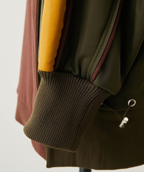 ear PAPILLONNER（イアパピヨネ）の「【SUM1 STYLE（スミスタイル）】切り替えスウェット（スウェット・レディース・ブラウン/ブラック・FREE）」の14枚目の写真