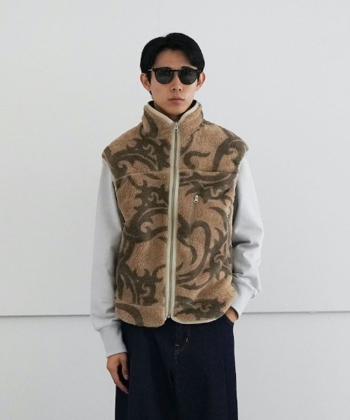 トップス F-LAGSTUF-F / SCREW FLEECE VEST F-LAGSTUF-F（フラグスタフ）の「F-LAGSTUF-F / SCREW FLEECE