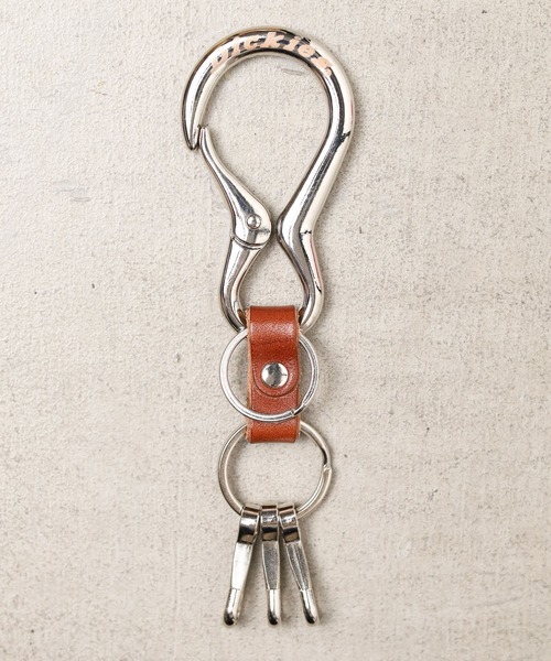 Dickies（ディッキーズ）の「■Dickies（ディッキーズ）■カラビナ フック キーホルダー（キーホルダー・メンズ・ネイビー/ブラック/グリーン/ダークブラウン/レッド/ブラウン・FREE）」の2枚目の写真