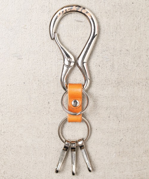 Dickies（ディッキーズ）の「■Dickies（ディッキーズ）■カラビナ フック キーホルダー（キーホルダー・メンズ・ネイビー/ブラック/グリーン/ダークブラウン/レッド/ブラウン・FREE）」の3枚目の写真