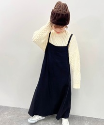 【my fit CLIP/WEB限定】エプロンジャンスカ