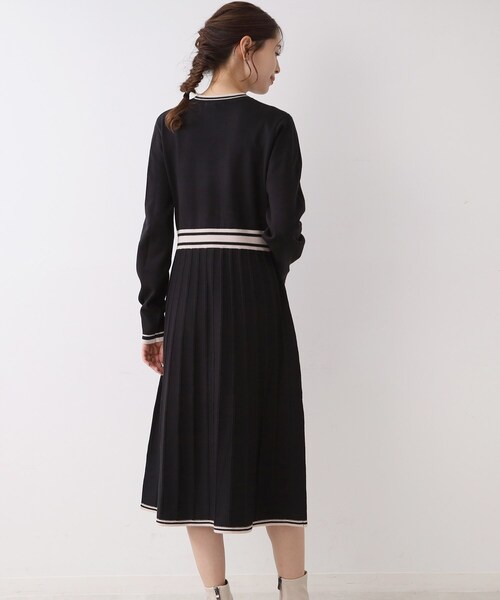 DRESKIP（ドレスキップ）の「◆ウエスト切替ニットワンピース（ワンピース・レディース・グリーン/ベージュ系その他2/ブラック系3・02/03）」の13枚目の写真