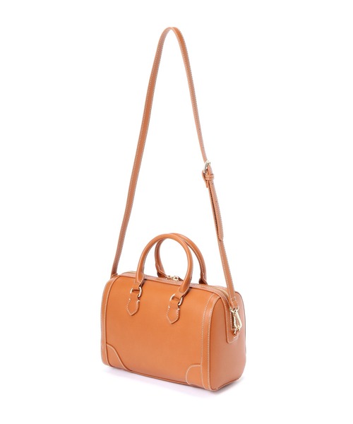 N.（N. Natural Beauty Basic）（エヌエヌナチュラルビューティーベーシック）の「【松井愛莉さん着用】◆ステッチボストンバッグ（ボストンバッグ・レディース・ブラック/キャメル・ﾌﾘ-）」の19枚目の写真