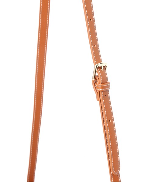 N.（N. Natural Beauty Basic）（エヌエヌナチュラルビューティーベーシック）の「【松井愛莉さん着用】◆ステッチボストンバッグ（ボストンバッグ・レディース・ブラック/キャメル・ﾌﾘ-）」の15枚目の写真