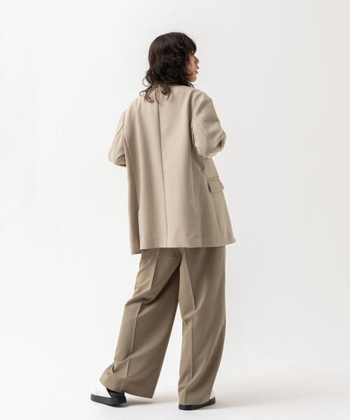 CITEN（シテン）の「＜CITEN＞マーベルト ワイドパンツ（その他パンツ・レディース・ダークグレー/モカ・S/M）」の17枚目の写真