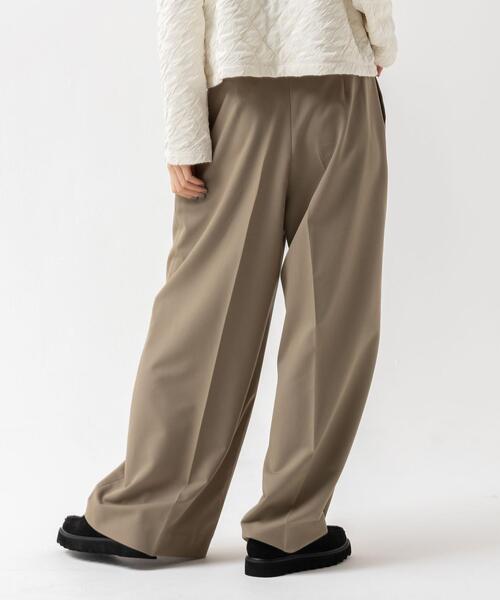 CITEN（シテン）の「＜CITEN＞マーベルト ワイドパンツ（その他パンツ・レディース・ダークグレー/モカ・S/M）」の20枚目の写真