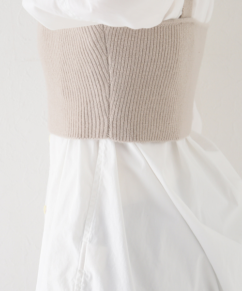 plage（プラージュ）の「【R’IAM】 ニット ブラ（ニット/セーター・レディース・チャコールグレー・FREE）」の5枚目の写真